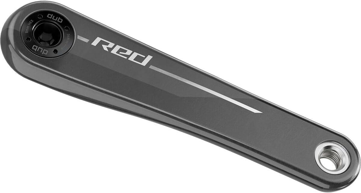 Sram Red Road Bike 12-Speed Carbon Crankset 165mm Right + Left Dub E1 Black