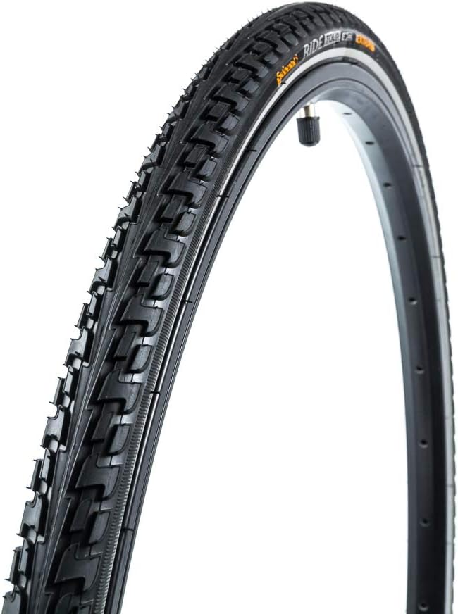 Continental Ride Tour 700x32C Reflective Wired City Touring Bike Tyre Black
