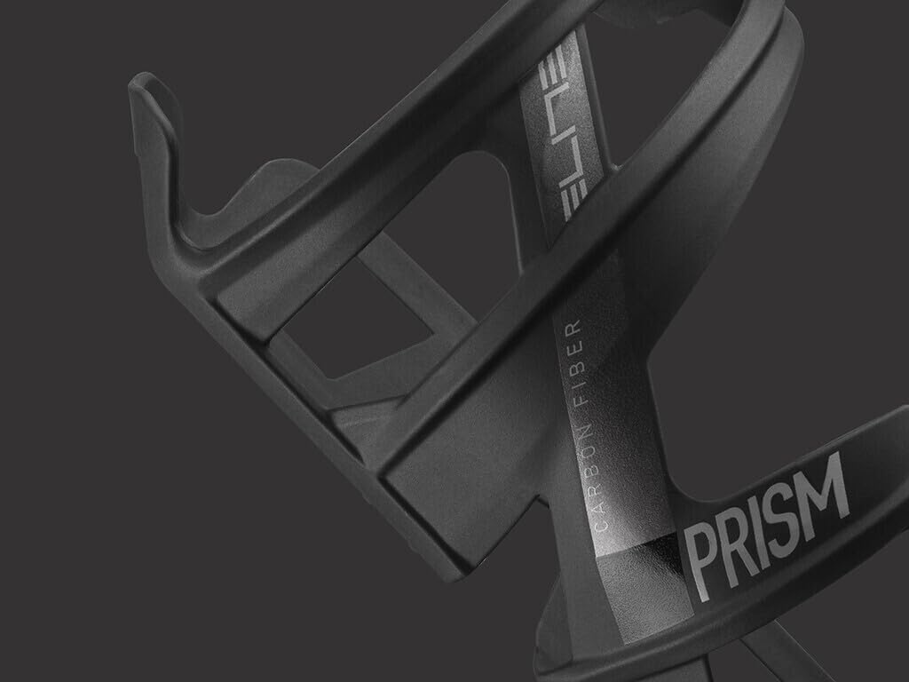 Elite Prism Carbon Right Entry Lightweight Water Bottle Cage - Matte Black