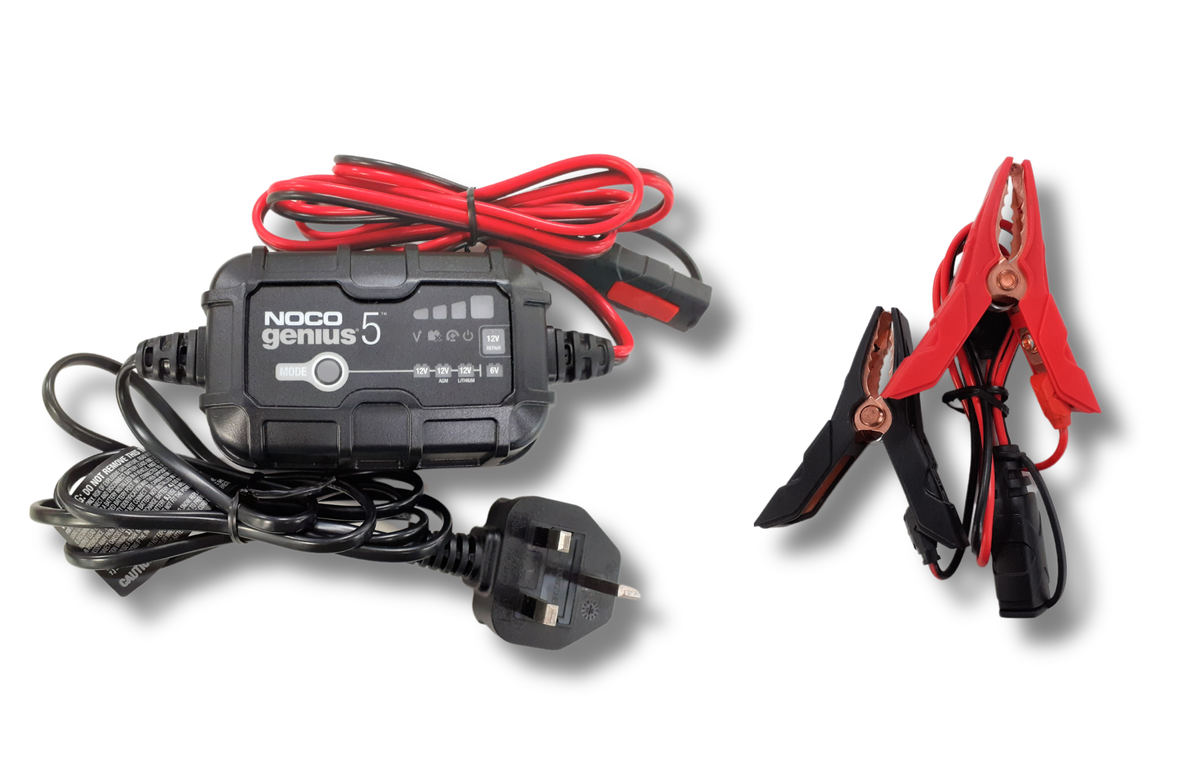 NOCO GENIUS5UK 5-Amp Fully-Automatic Smart Battery Charger 6V & 12V