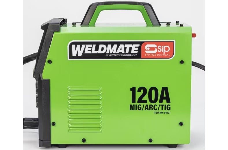 SIP 05731 WELDMATE 120A Multi Process MIG/ARC/TIG Inverter Welder 230v Green