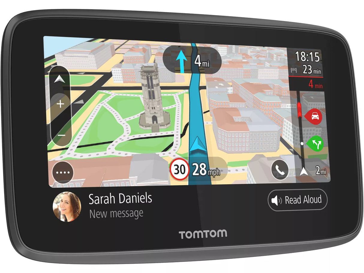TomTom GO 6200 6 Inch Wi-Fi Car Sat Nav with World Maps - Black - Kazoop