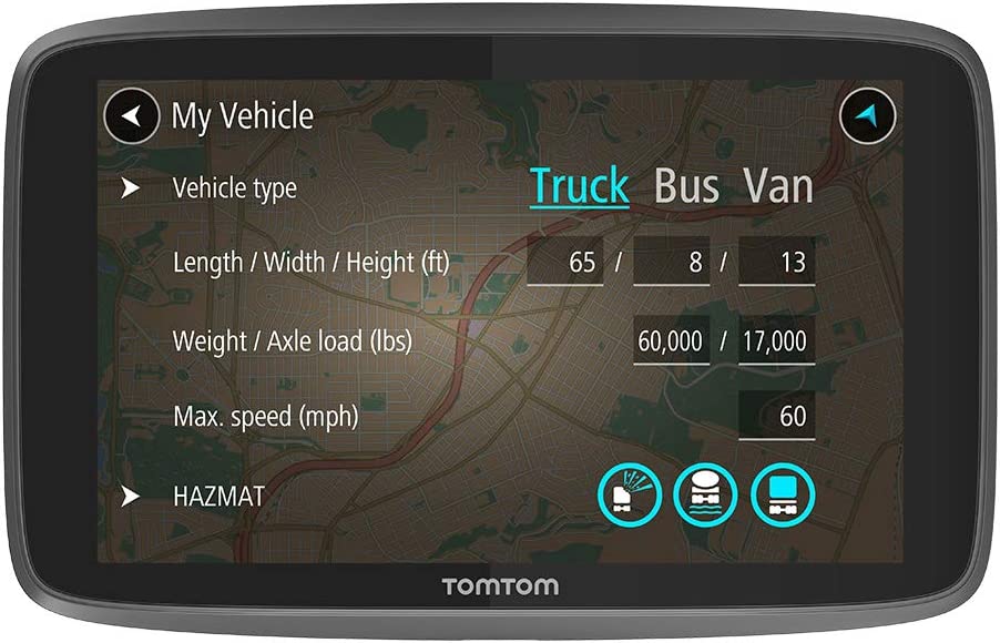 TomTom GO Professional 6200 Truck Sat Nav with European Maps Wi-Fi - Black
