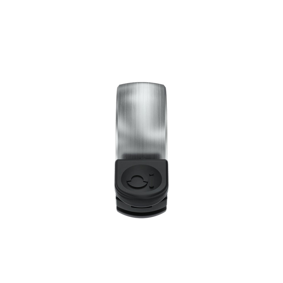 Knog Oi Classic Small Low Profile Bicycle Handlebar Bell 22.2mm - Silver