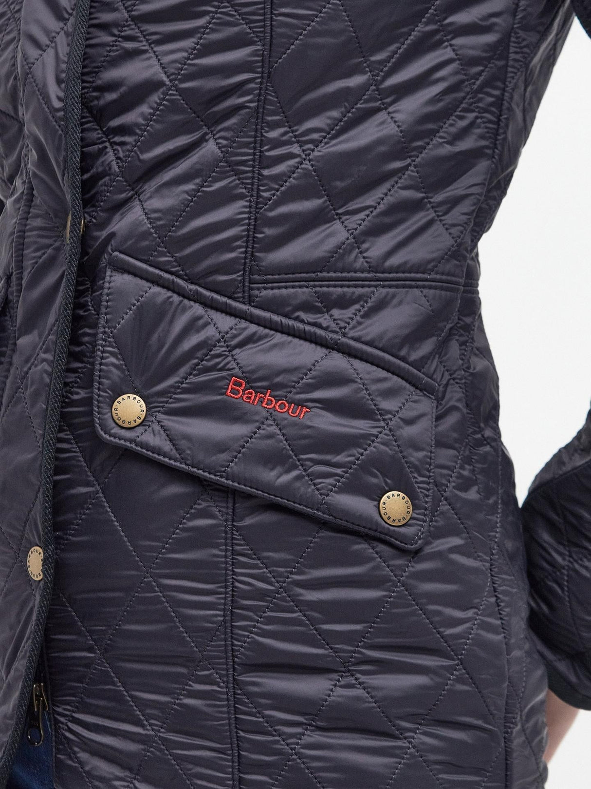 Barbour Women's Cavalry Polarquilt Lightweight Jacket - Dark Navy - UK 8