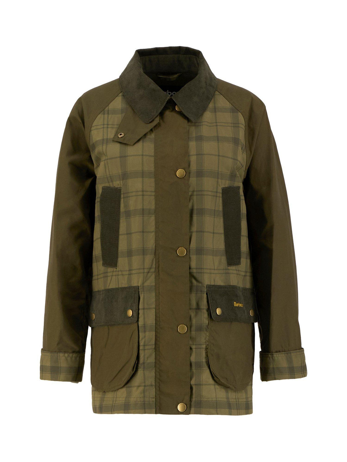 Barbour Icons Modern Beadnell Tartan Women's Casual Jacket Green/Multi UK 10