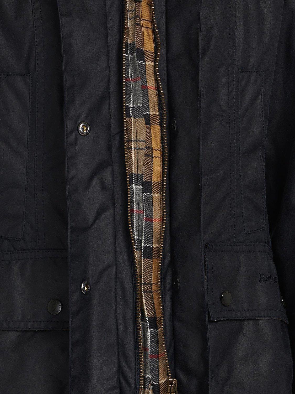Barbour Beadnell Women's Classic Waxed Cotton Country Jacket Size 20 - Navy