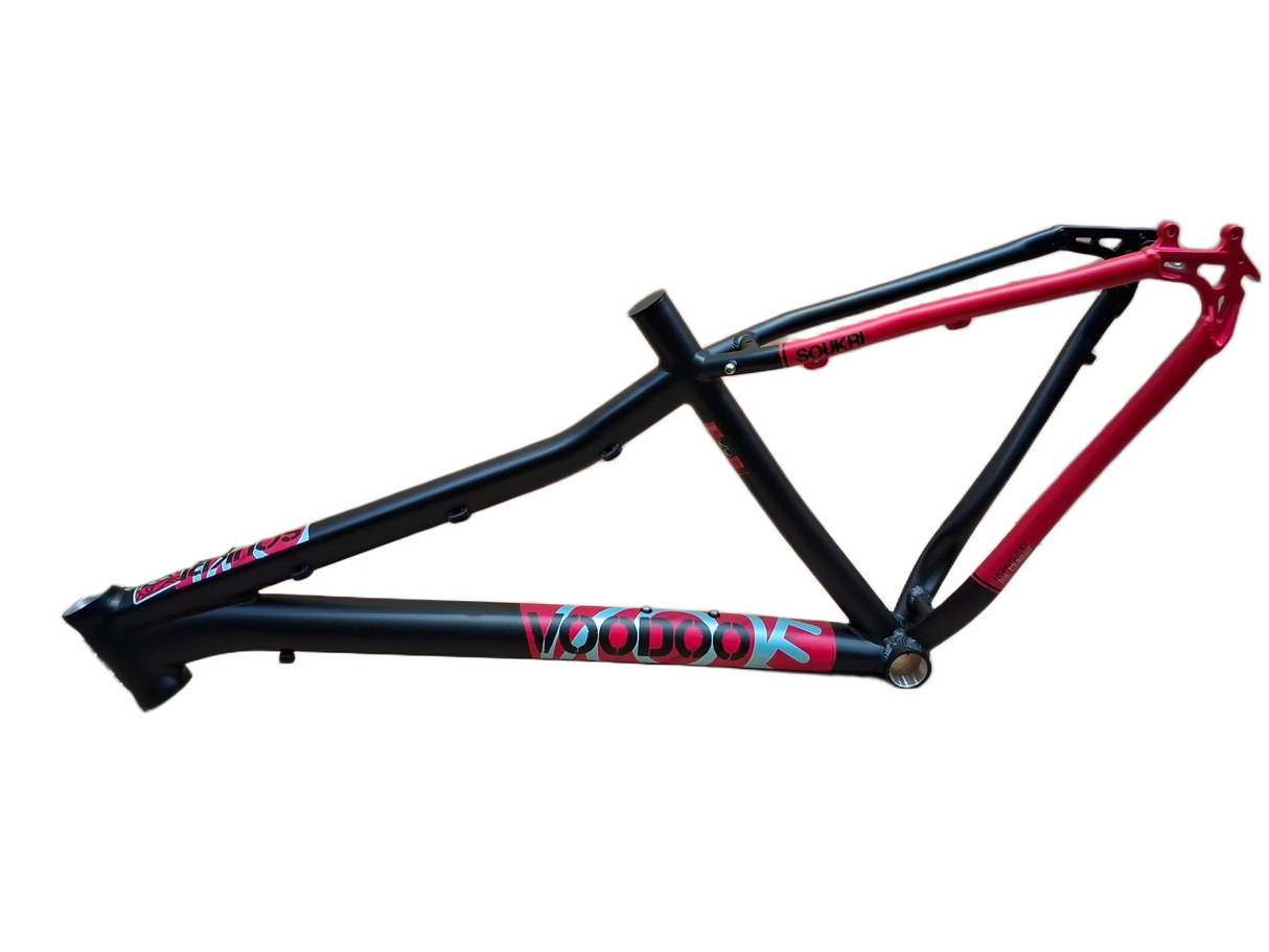 Voodoo Soukri 27.5" Wheel Mountain Bike Frame Only - Matt Black - 16"/Medium