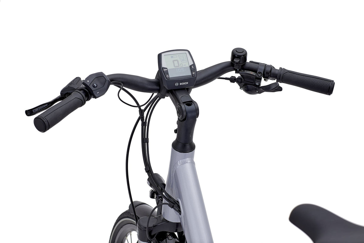 Raleigh Felix+ Low Step-Through Leisure City Hybrid E--Bike ~ Grey ~ 46cm