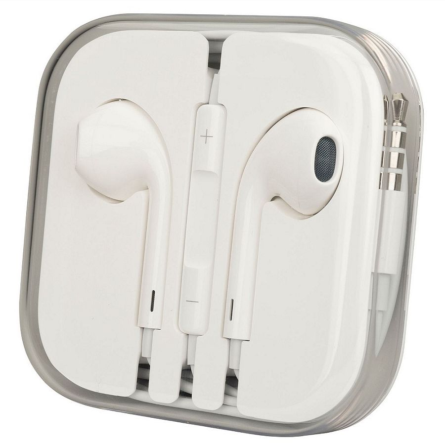 Geniune Apple MNHF2ZM/A EarPods 3.5mm Headphone Plug and Mic/Remote - White