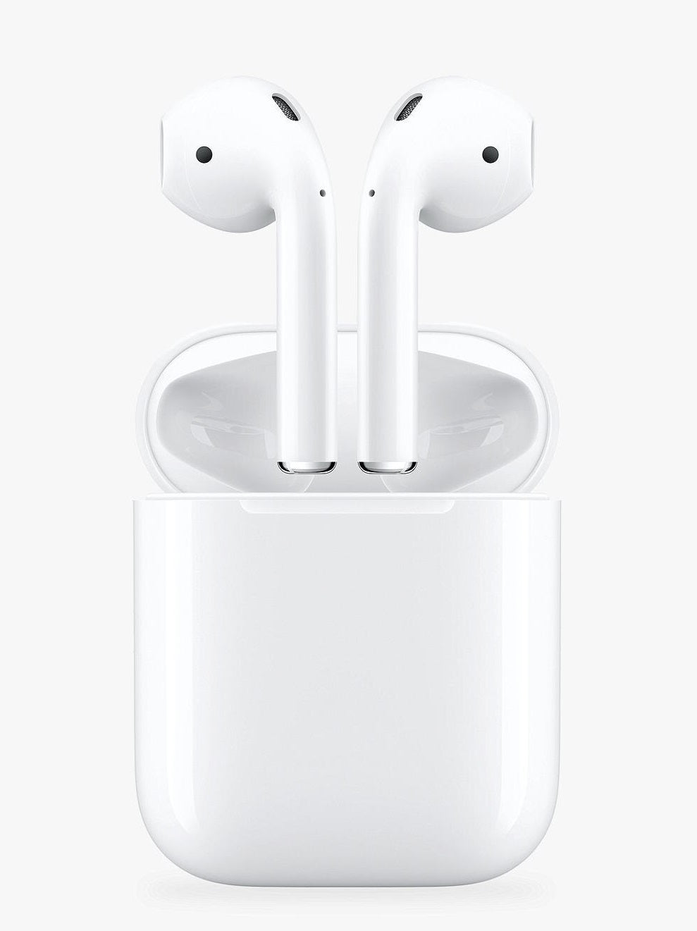 Apple AirPods 2nd Gen (2019) Bluetooth Earphones with Charging Case - White - Kazoop