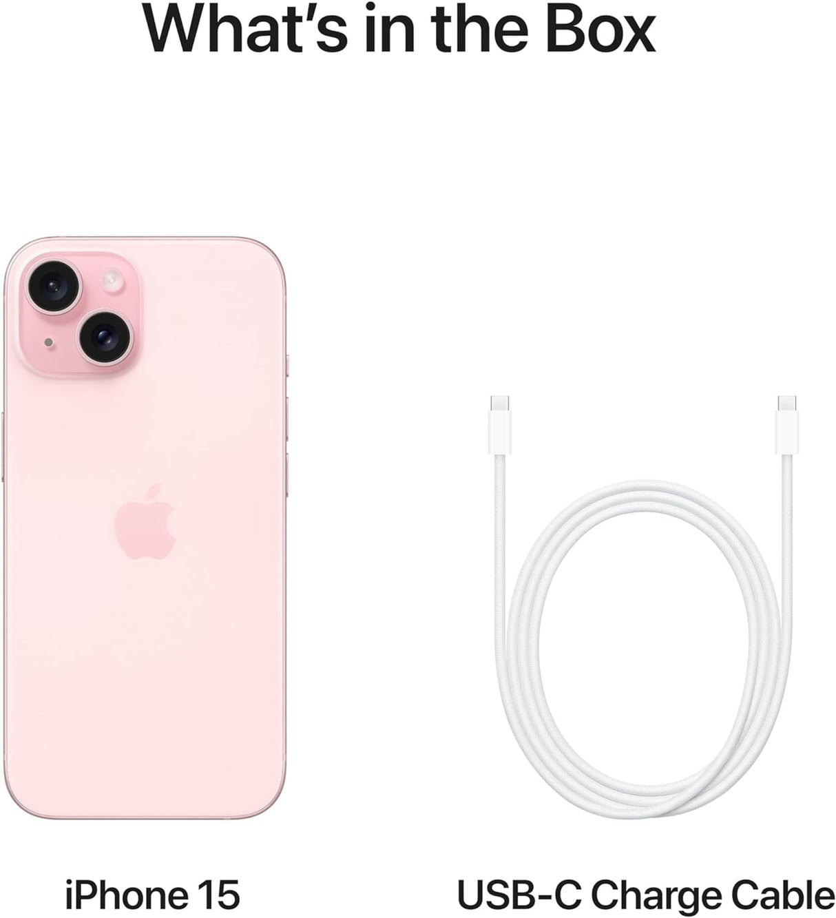 Apple iPhone 15 128GB A16 6.1in MTP13ZD/A Unlocked 5G Smartphone - Pink