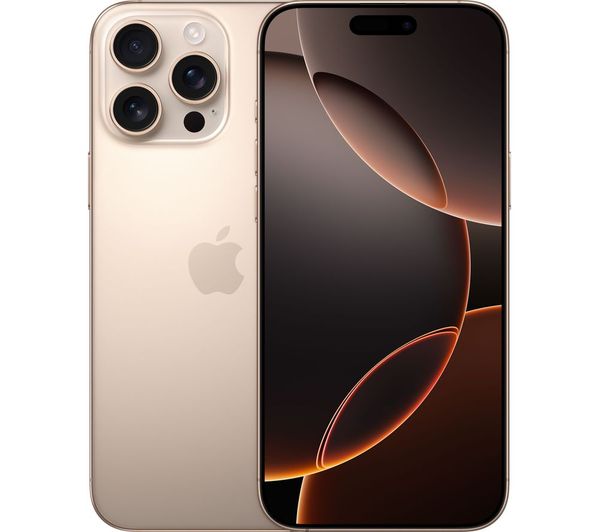 Apple iPhone 16 Pro Max 256GB 5G SIM-Free 6.9" Smartphone - Desert Titanium - Kazoop