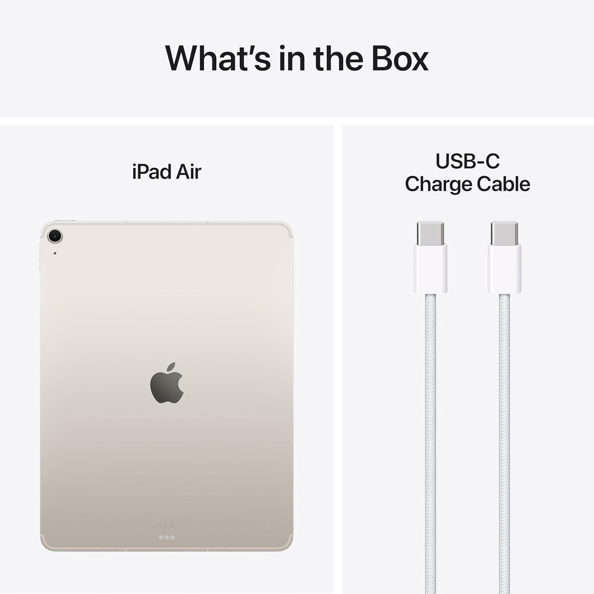 Apple iPad Air 2025 13" M3 Wi-Fi + Cellular 5G iPadOS 8GB 256GB - Starlight
