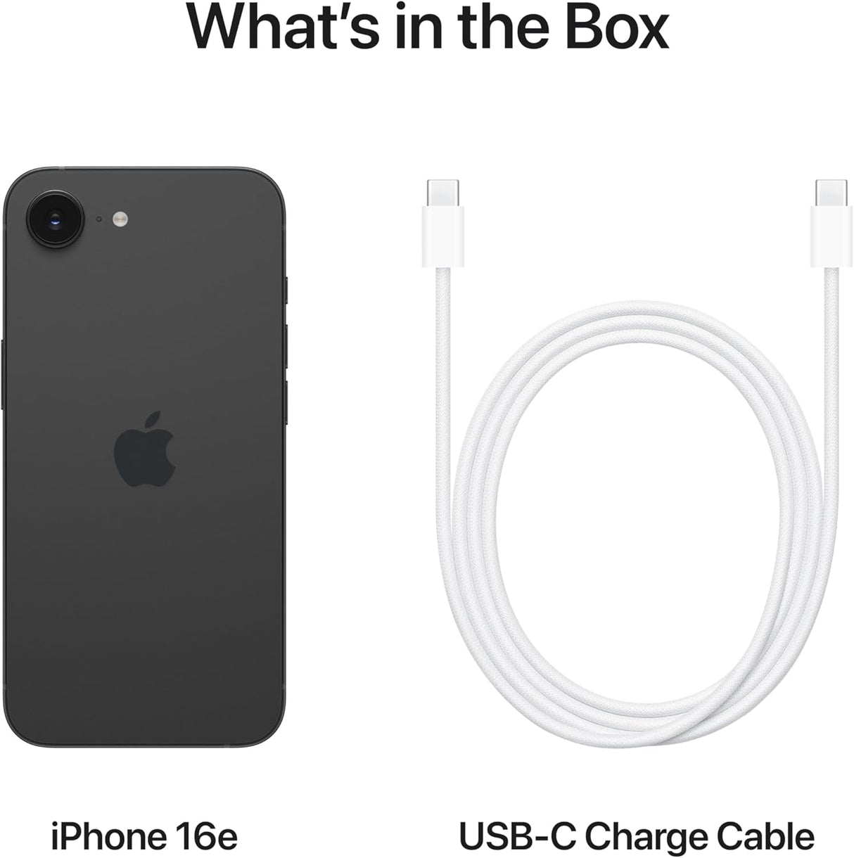 Apple iPhone 16e 5G 6.1'' iOS Smartphone 128GB Unlocked SIM-Free - Black