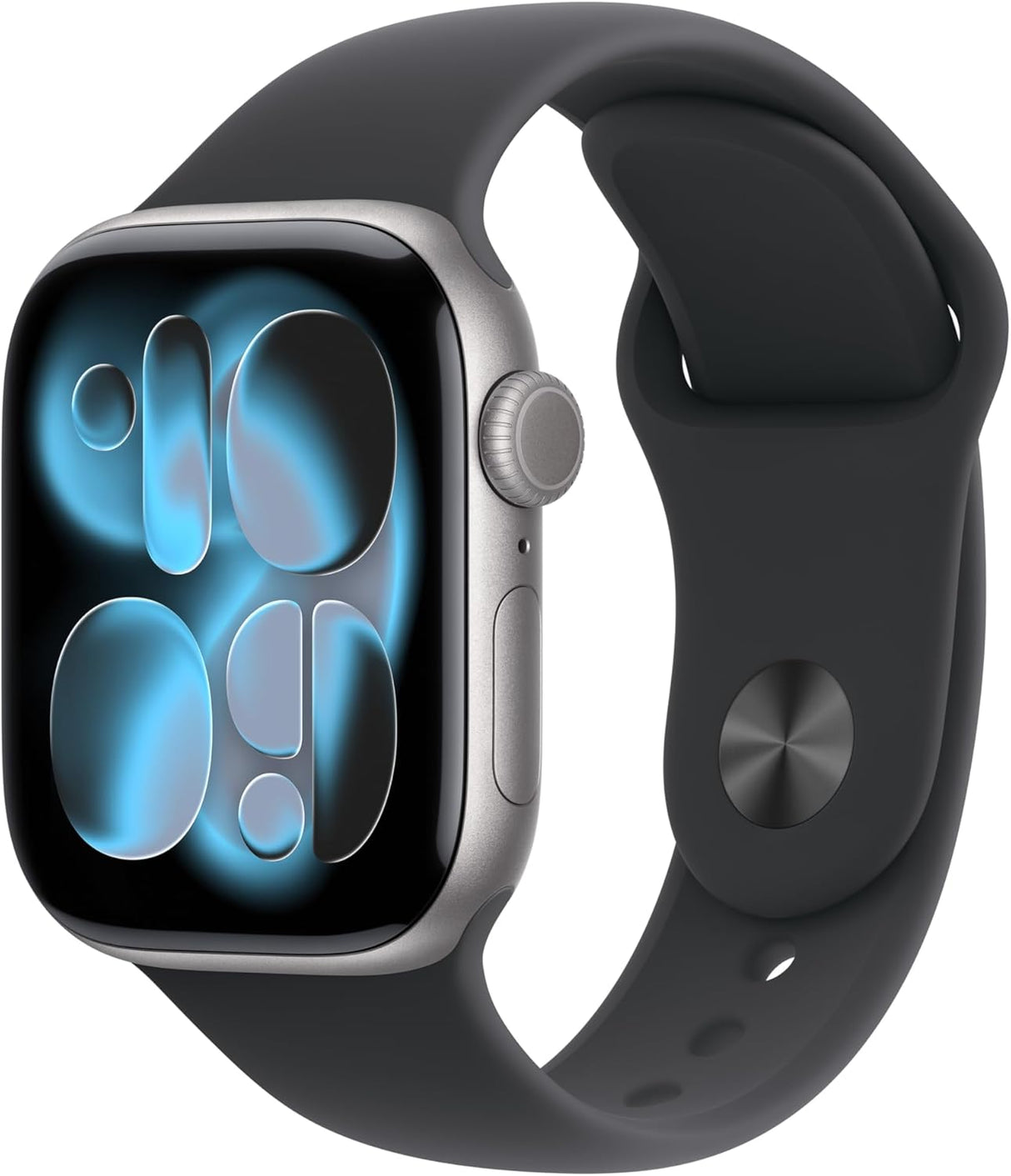 Apple Watch Series 11 42mm GPS Smartwatch - Space Grey/Black Sport Band S/M