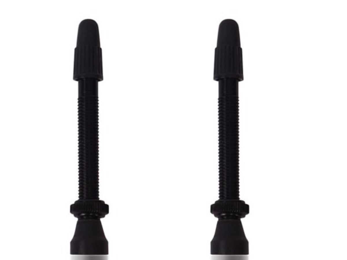 Vittoria Multiway Alloy 80mm Bike Pair Cycling Tubeless Presta Valve - Black