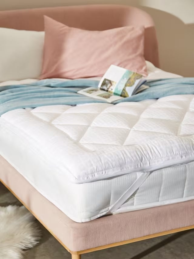 John Lewis Soft Touch Washable Dual Layer 6cm Deep Mattress Topper - King