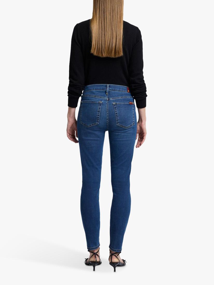 7 For All Mankind Women's Skinny Mid Rise B(Air) Jeans - Duchess - Size 25