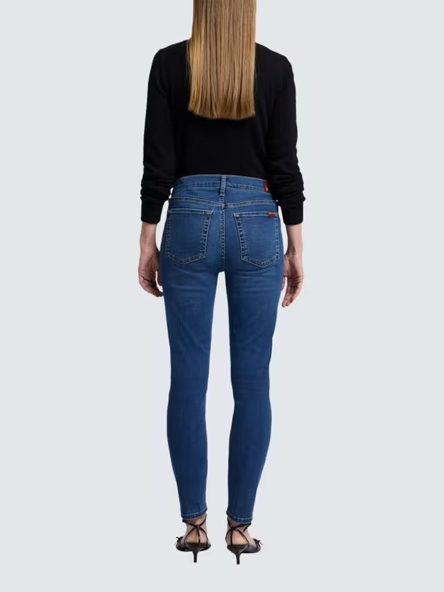 7 For All Mankind Women's B(Air) Skinny Plain Denim Jeans - Duchess - 28
