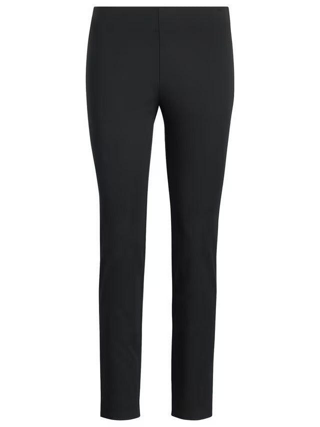 Ralph Lauren Women's Twill Mid Rise Skinny Fit Trousers - Black - UK 10