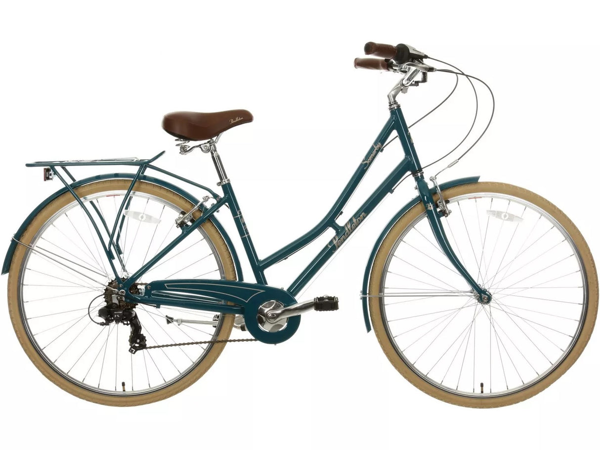 Pendleton Women's Somerby 7-Speed V-Brake Hybrid Bike - Teal - Small 17"