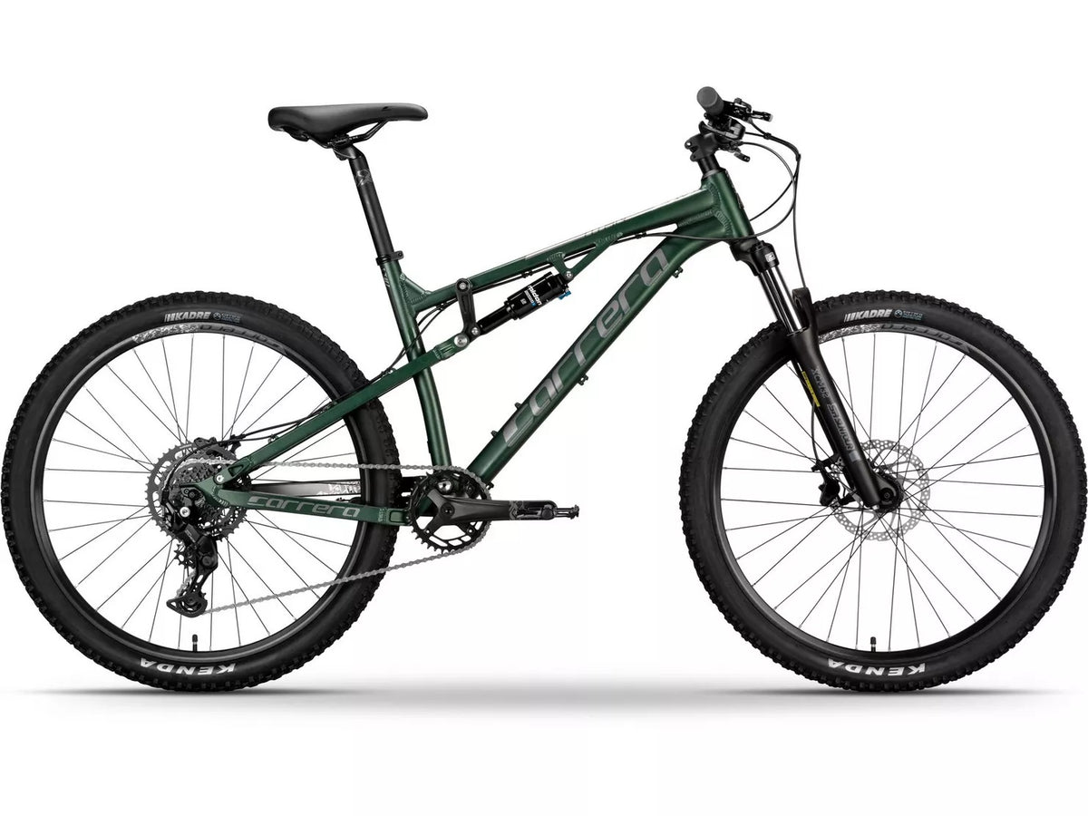 Carrera Titan (2025) 9-Speed Full Suspension Mountain Bike - Green - Medium