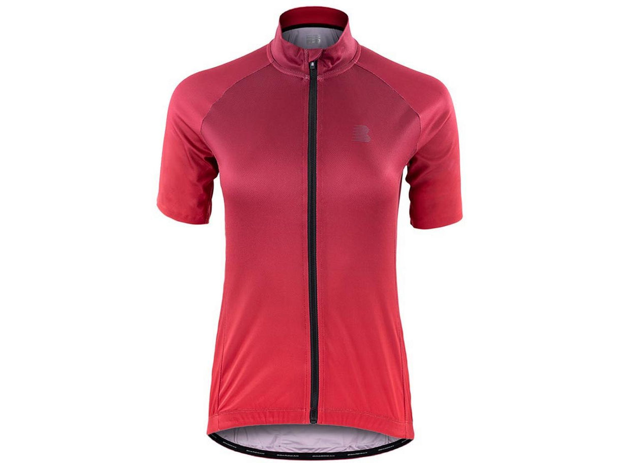Boardman Womens Short Sleeve Cycling Jersey with Pockets - 8 - Magenta/Fade