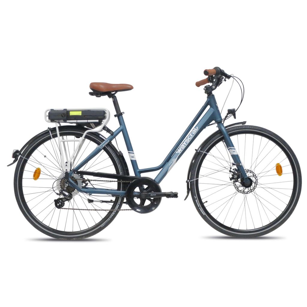 Wayscral Bicycle by Michelin Unisex 7-Speed Aluminium City Bike 28" - Blue