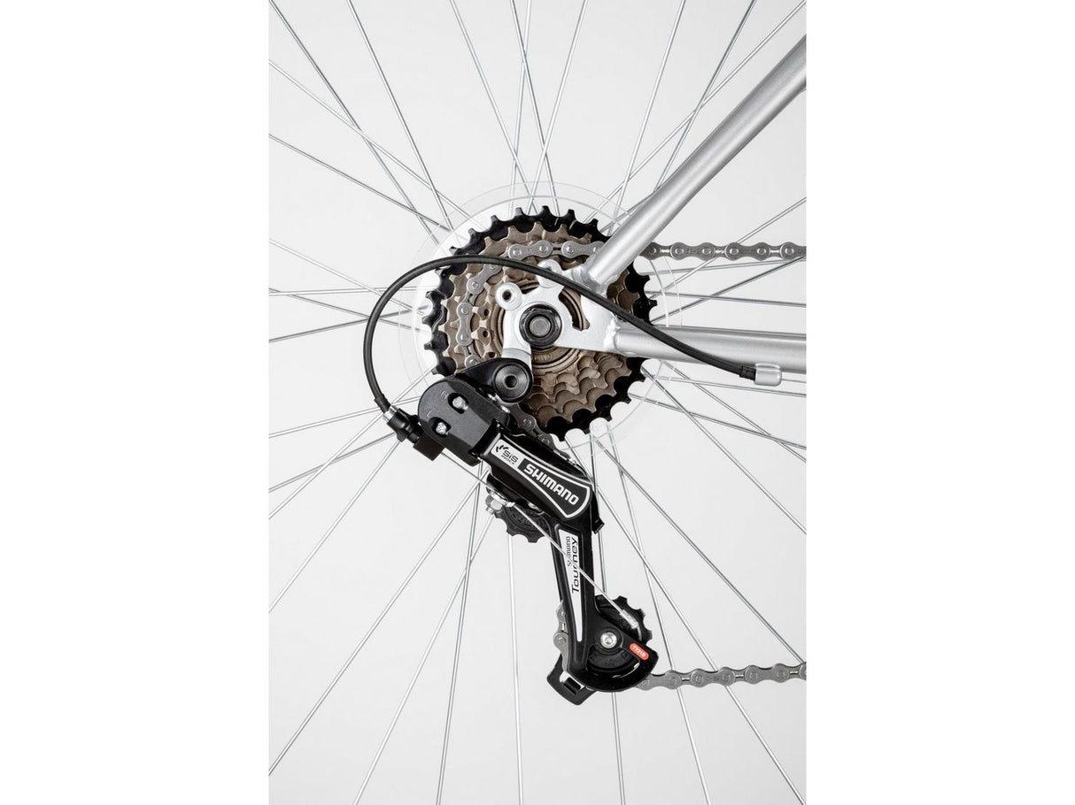 Apollo Twilight Women's 18-Speed Hardtail Mountain Bike Large (20") - Silver