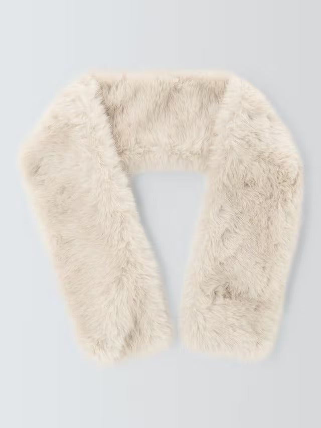Weekend MaxMara Women's Cabras Soft Faux Fur Winter Wrap Stole - Cream