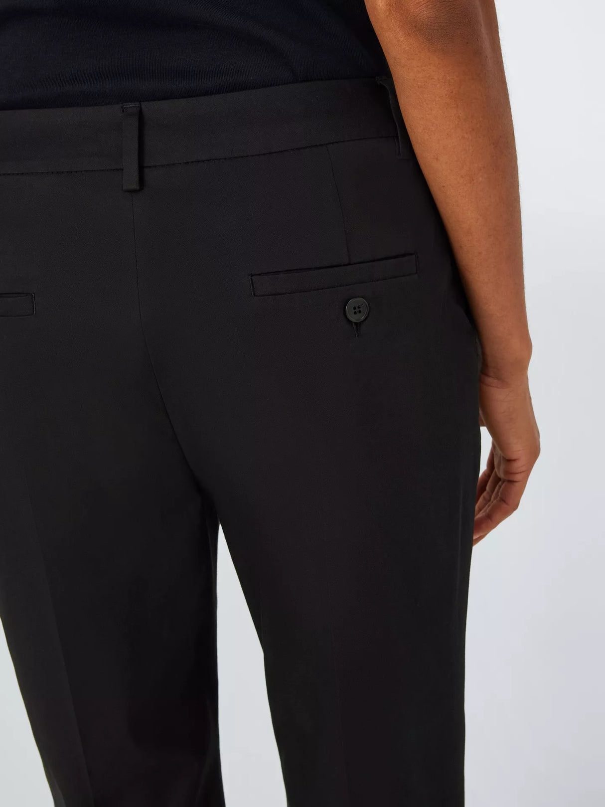 Weekend MaxMara Women's Cecco Slim Fit Tailored Trousers - Black - UK 10