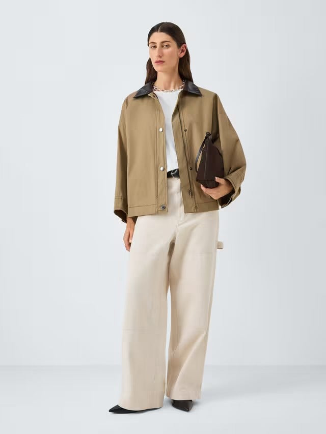 Weekend MaxMara Dorema Women's Cotton Blend Short Coat - Brown - UK 18
