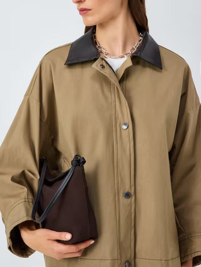 Weekend MaxMara Dorema Women's Cotton Blend Short Coat - Brown - UK 18