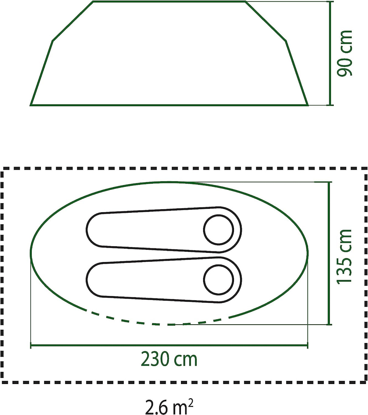 Coleman Galiano 2 Person Fast Pitch Pop Up Waterproof Camping Tent - Blue - Kazoop