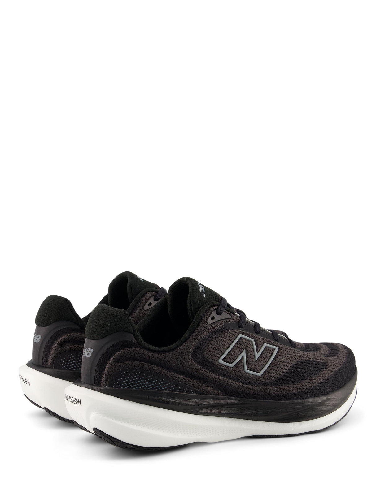 New Balance 1080v15 Lace-Up Running Shoes Sports Trainers - Black UK 10
