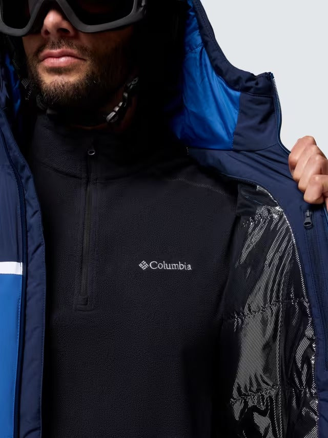 Columbia Men's Liftline Waterproof Winter Ski Jacket - Navy/Blue - Size M