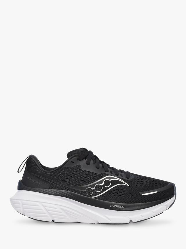 Saucony Men's Hurricane 25 Road Running Shoes Trainers - Black/White - UK 11