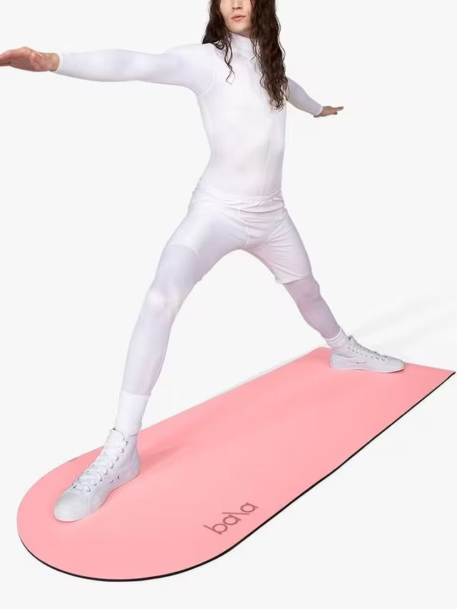 Bala The Play Pilates Yoga Waterproof Non-Slip Fitness Workout Mat - Blush