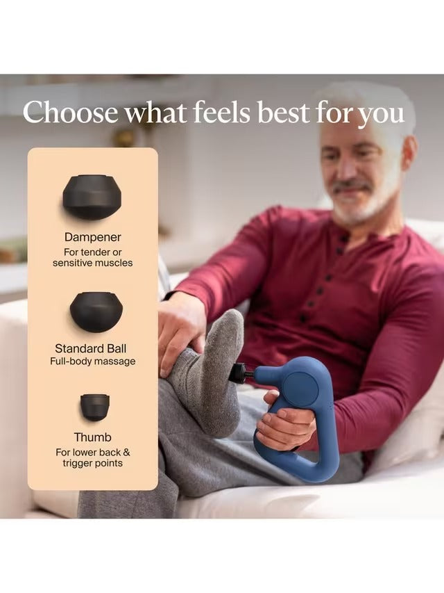 Therabody Theragun Tension Relief Sports Recovery Massage Device - Navy Blue A