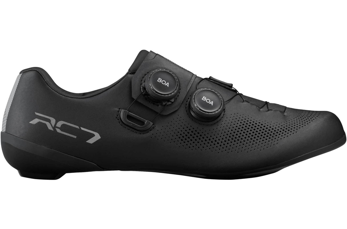 Shimano RC703 Men's SPD-SL Dual BAO Carbon Sole Road Shoes - Black - EU 43