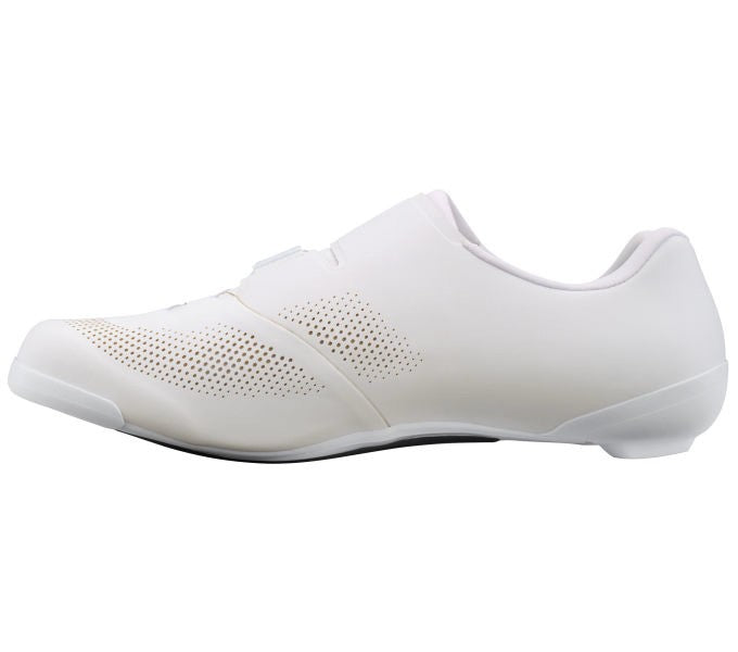 Shimano RC703 BAO SPD-SL Road Cycling Shoes - White - EU 45/UK 9.5 Wide
