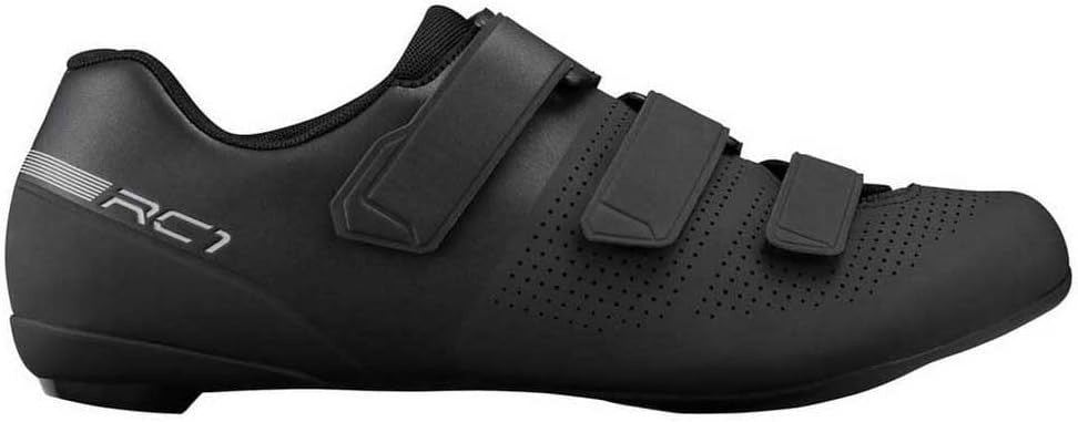 Shimano RC102 SPD-SL Road Cycling Hook & Loop Shoes - Black - EU 43/UK 8