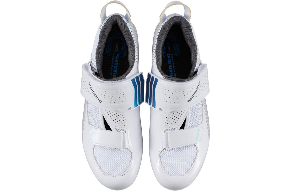 Shimano TR501W Women's Synthetic Triathlon Cycling Shoes - White - Size 39