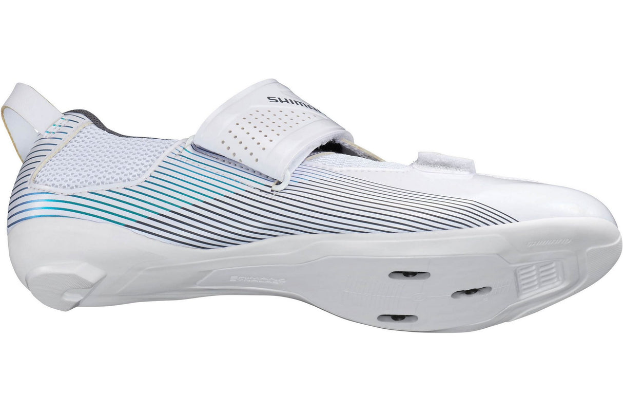 Shimano TR501W Women's Synthetic Triathlon Cycling Shoes - White - Size 39