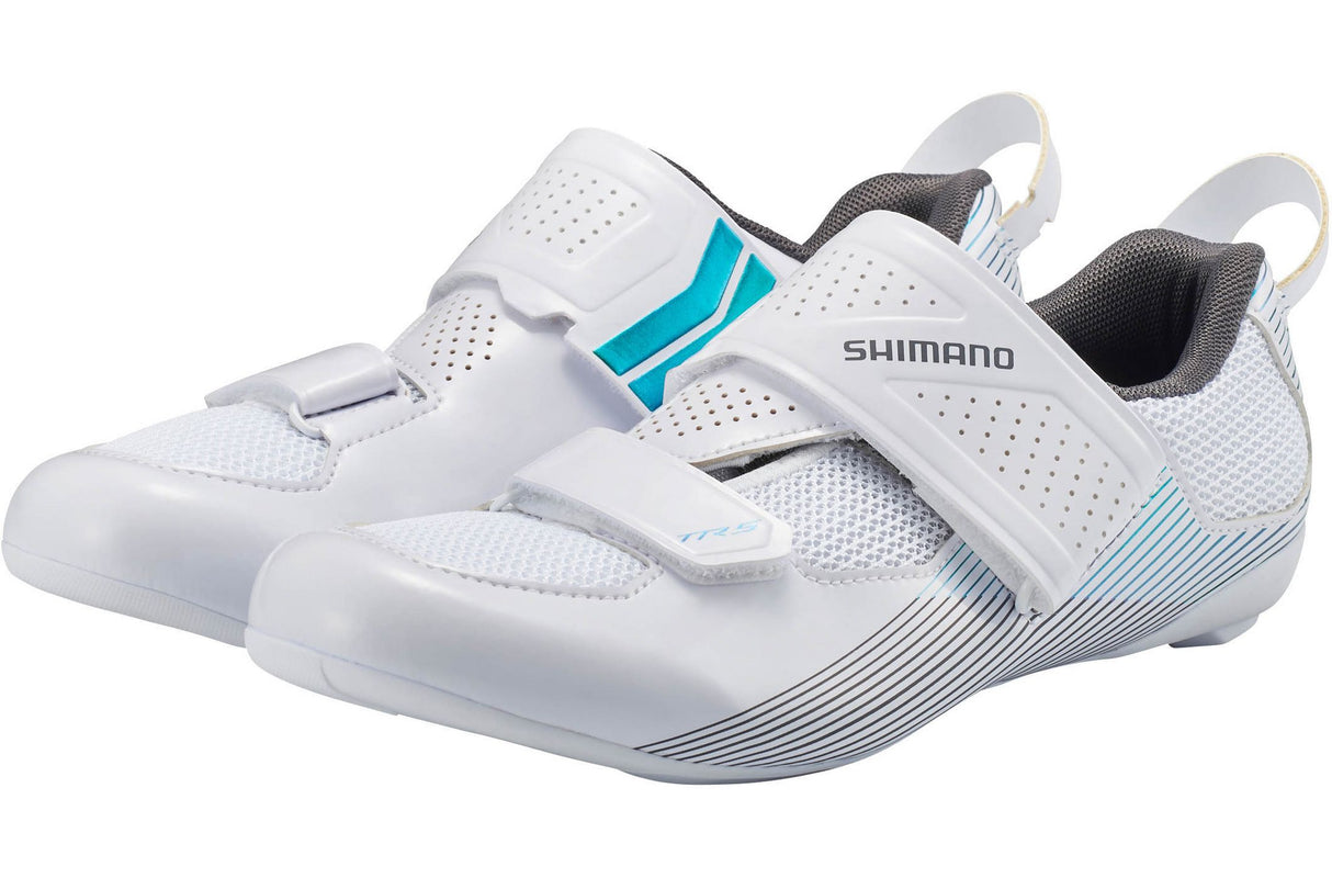 Shimano TR501W Women's Synthetic Triathlon Cycling Shoes - White - Size 39