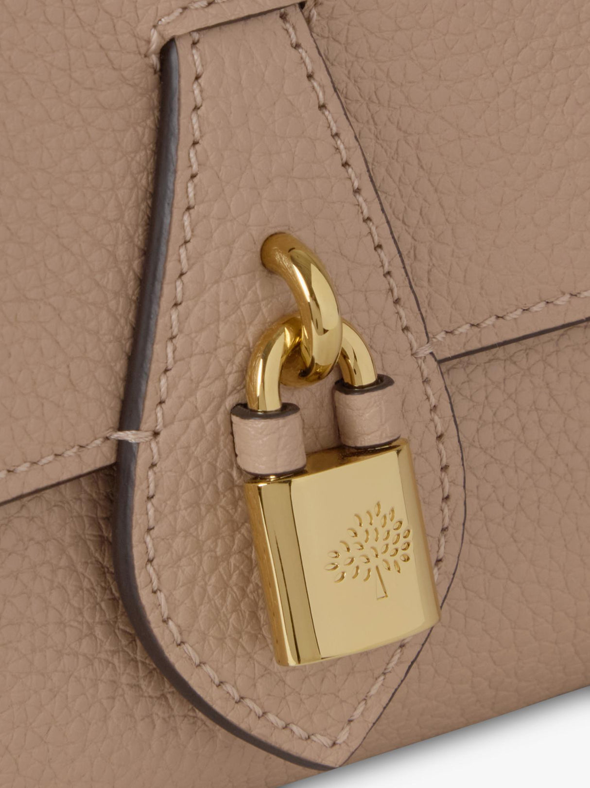 Mulberry Eliza Mini Classic Grain Leather Chain Shoulder Bag - Rosewater