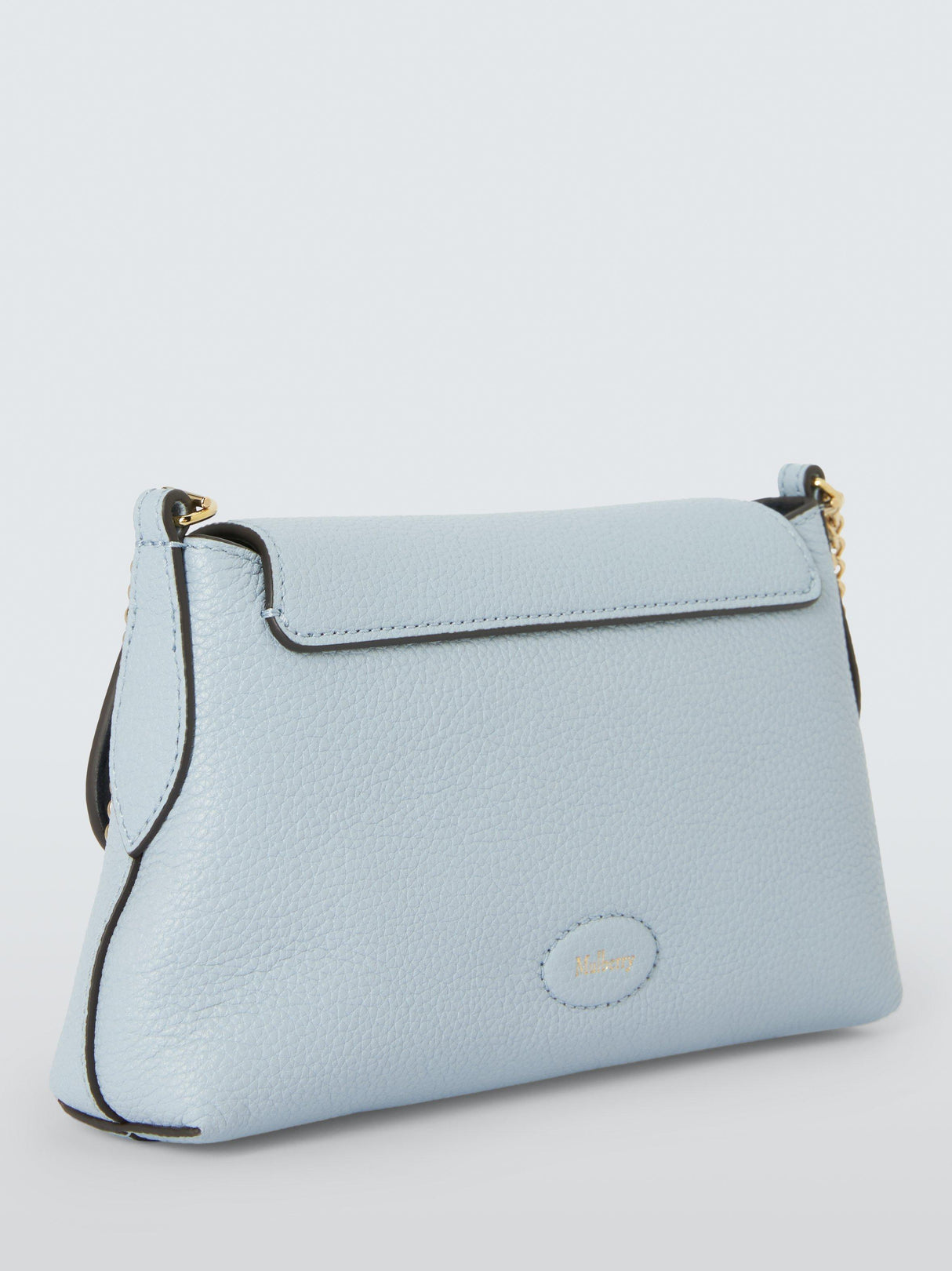Mulberry Eliza Mini Leather Chain Women's Shoulder Leather Bag - Poplin Blue