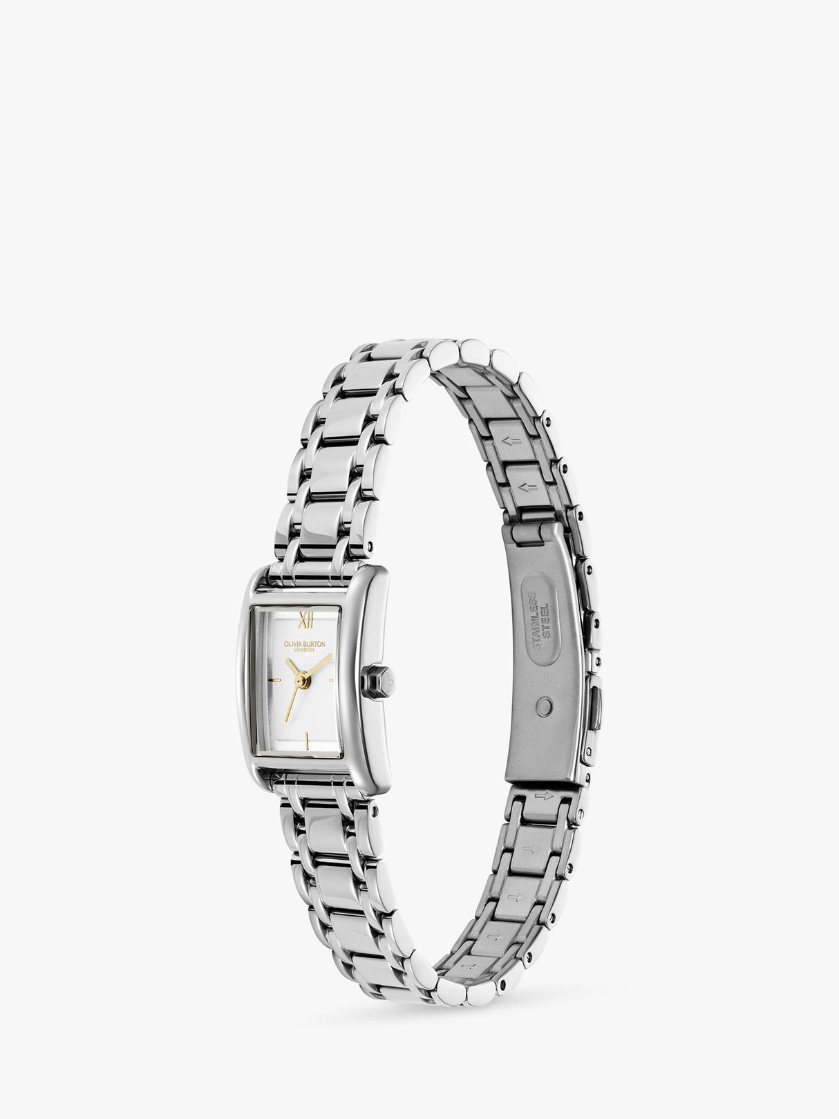 Olivia Burton 24000281 Women's Bracelet Strap Watch Silver Stainless Steel