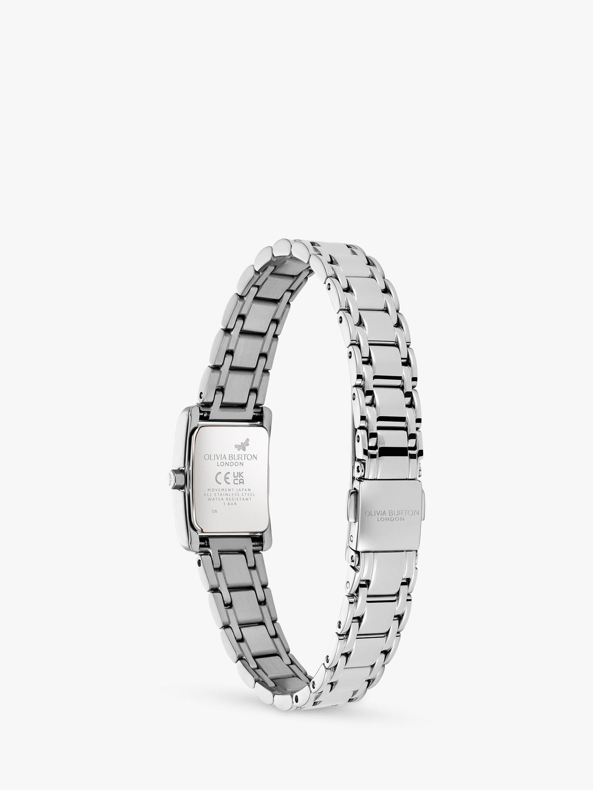 Olivia Burton 24000281 Women's Bracelet Strap Watch Silver Stainless Steel